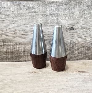Vintage Rosewood Salt & Pepper Shaker A&B Denmark
